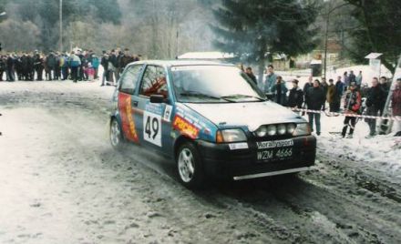 Jacek Sikora i Marek Kaczmarek - Fiat Cinquecento Abarth.